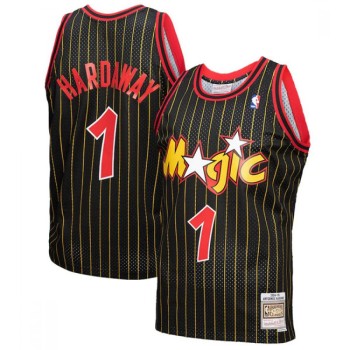 Men's Orlando Magic #1 Penny Hardaway Black 1994-95 Hardwood Classics Reload 3.0 Swingman Stitched Jersey Men's Orlando Magic #1 Penny Hardaway Black 1994-95 Hardwood Classics Reload 3.0 Swingman Stitched Jersey