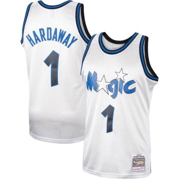 Men's Orlando Magic #1 Penny Hardaway White Stitched NBA Jersey Men's Orlando Magic #1 Penny Hardaway White Stitched NBA Jersey