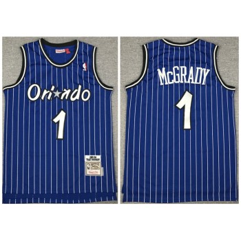 Men's Orlando Magic #1 Tracy McGrady 2003-04 Blue Stitched Jersey Men's Orlando Magic #1 Tracy McGrady 2003-04 Blue Stitched Jersey