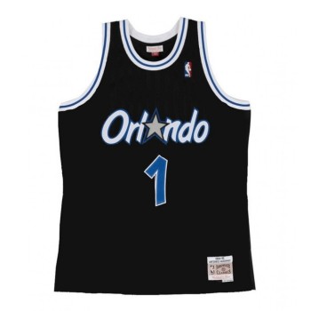 Men's Orlando Magic #1 Tracy McGrady Black Throwback Stitched Jersey Men's Orlando Magic #1 Tracy McGrady Black Throwback Stitched Jersey