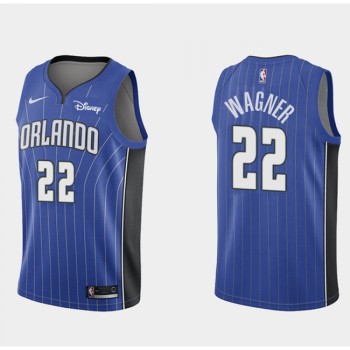 Men's Orlando Magic #22 Franz Wagner Blue Icon Edition Stitched Swingman Jersey Men's Orlando Magic #22 Franz Wagner Blue Icon Edition Stitched Swingman Jersey