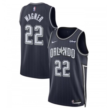 Men's Orlando Magic #22 Franz Wagner Navy 2023/24 City Edition Stitched Basketball Jersey Men's Orlando Magic #22 Franz Wagner Navy 2023/24 City Edition Stitched Basketball Jersey