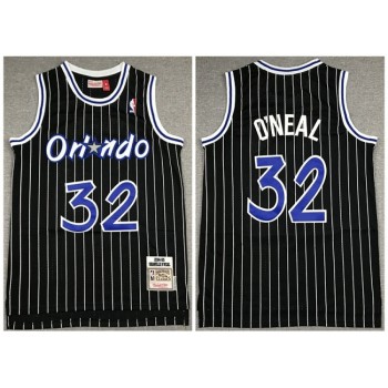 Men's Orlando Magic #32 Shaquille O'Neal Black Throwback Stitched Jersey Men's Orlando Magic #32 Shaquille O'Neal Black Throwback Stitched Jersey