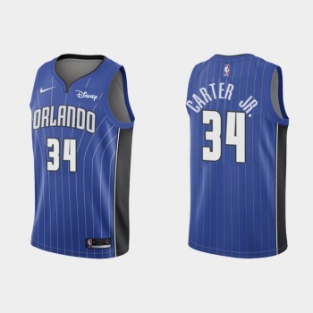 Men's Orlando Magic #34 Wendell Carter Jr. Blue Icon Edition Stitched Swingman Jersey Men's Orlando Magic #34 Wendell Carter Jr. Blue Icon Edition Stitched Swingman Jersey