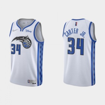 Men's Orlando Magic #34 Wendell Carter Jr. White Stitched Swingman Jersey Men's Orlando Magic #34 Wendell Carter Jr. White Stitched Swingman Jersey