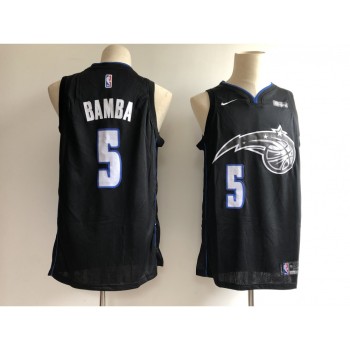 Men's Orlando Magic #5 Mohamed Bamba Black 2018/19 City Edition Swingman Stitched NBA Jersey Men's Orlando Magic #5 Mohamed Bamba Black 2018/19 City Edition Swingman Stitched NBA Jersey