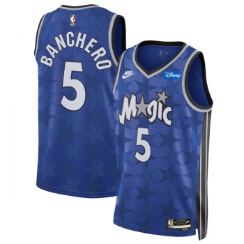 Men's Orlando Magic #5 Paolo Banchero Blue 2023/24 Classic Edition Stitched Basketball Jersey Men's Orlando Magic #5 Paolo Banchero Blue 2023/24 Classic Edition Stitched Basketball Jersey