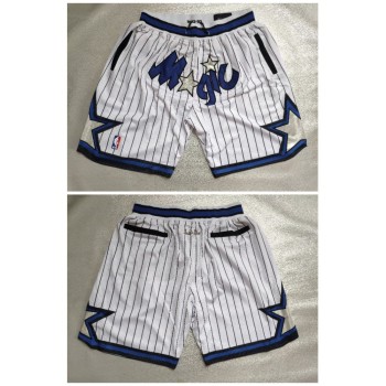 Men's Orlando Magic White Shorts( Run Small) Men's Orlando Magic White Shorts( Run Small)