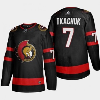 Men's Ottawa Senators #7 Brady Tkachuk 2021 Black Stitched Home Jersey Men's Ottawa Senators #7 Brady Tkachuk 2021 Black Stitched Home Jersey