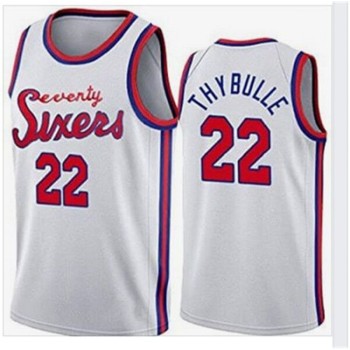 Men's Philadelphia 76ers #22 Matisse Thybulle White Stitched NBA Jersey Men's Philadelphia 76ers #22 Matisse Thybulle White Stitched NBA Jersey