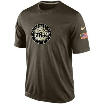 Men's Philadelphia 76ers Salute To Service Dri-FIT T-Shirt Men's Philadelphia 76ers Salute To Service Dri-FIT T-Shirt