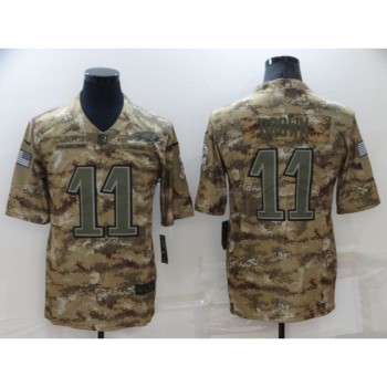 Men's Philadelphia Eagles #11 A. J. Brown Camo Salute To Service Limited Stitched Jersey Men's Philadelphia Eagles #11 A. J. Brown Camo Salute To Service Limited Stitched Jersey