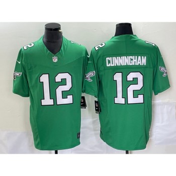 Men's Philadelphia Eagles #12 Randall Cunningham Green 2023 F.U.S.E. Vapor Untouchable Stitched Football Jersey Men's Philadelphia Eagles #12 Randall Cunningham Green 2023 F.U.S.E. Vapor Untouchable Stitched Football Jersey