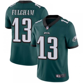 Men's Philadelphia Eagles #13 Travis Fulgham Green Vapor Untouchable Limited Stitched Jersey Men's Philadelphia Eagles #13 Travis Fulgham Green Vapor Untouchable Limited Stitched Jersey