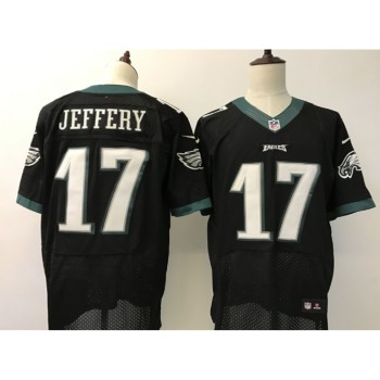 Men's Philadelphia Eagles #17 Alshon Jeffery Black 2017 Elite Stitched NFL Jersey Men's Philadelphia Eagles #17 Alshon Jeffery Black 2017 Elite Stitched NFL Jersey