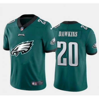 Men's Philadelphia Eagles #20 Brian Dawkins Green 2020 Team Big Logo Limited Stitched Jersey Men's Philadelphia Eagles #20 Brian Dawkins Green 2020 Team Big Logo Limited Stitched Jersey