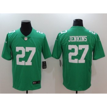 Men's Philadelphia Eagles #27 Malcolm Jenkins Green Throwback Vapor Untouchable Limited Stitched NFL Jersey Men's Philadelphia Eagles #27 Malcolm Jenkins Green Throwback Vapor Untouchable Limited Stitched NFL Jersey