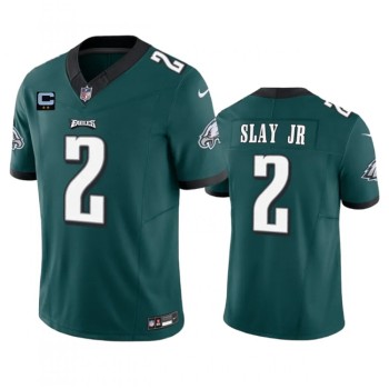 Men's Philadelphia Eagles #2 Darius Slay JR Green 2023 F.U.S.E. With 2-Star C Patch Vapor Untouchable Limited Stitched Football Jersey Men's Philadelphia Eagles #2 Darius Slay JR Green 2023 F.U.S.E. With 2-Star C Patch Vapor Untouchable Limited Stitched Football Jersey