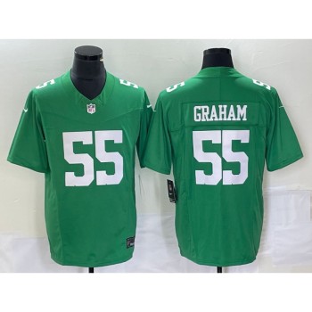 Men's Philadelphia Eagles #55 Brandon Graham Green F.U.S.E. Vapor Untouchable Stitched Football Jersey Men's Philadelphia Eagles #55 Brandon Graham Green F.U.S.E. Vapor Untouchable Stitched Football Jersey