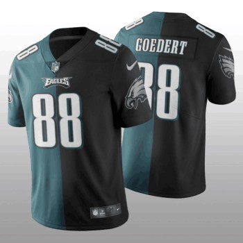 Men's Philadelphia Eagles #66 Dallas Goedert Green And Black Limited Stitched NFL Jersey Men's Philadelphia Eagles #66 Dallas Goedert Green And Black Limited Stitched NFL Jersey