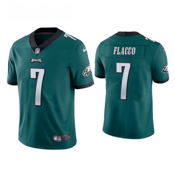 Men's Philadelphia Eagles #7 Joe Flacco Green Vapor Untouchable Limited Stitched Jersey Men's Philadelphia Eagles #7 Joe Flacco Green Vapor Untouchable Limited Stitched Jersey
