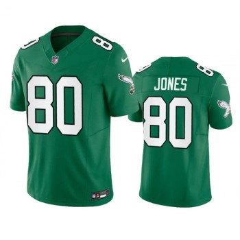 Men's Philadelphia Eagles #80 Julio Jones Green 2023 F.U.S.E. Throwback Vapor Untouchable Limited Stitched Football Jersey Men's Philadelphia Eagles #80 Julio Jones Green 2023 F.U.S.E. Throwback Vapor Untouchable Limited Stitched Football Jersey