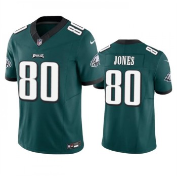 Men's Philadelphia Eagles #80 Julio Jones Green 2023 F.U.S.E. Vapor Untouchable Limited Stitched Football Jersey Men's Philadelphia Eagles #80 Julio Jones Green 2023 F.U.S.E. Vapor Untouchable Limited Stitched Football Jersey