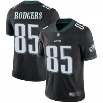 Men's Philadelphia Eagles #85 Richard Rodgers Black Vapor Untouchable Limited Stitched Jersey Men's Philadelphia Eagles #85 Richard Rodgers Black Vapor Untouchable Limited Stitched Jersey