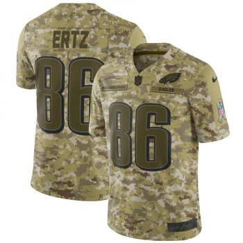 Men's Philadelphia Eagles #86 Zach Ertz 2018 Camo Salute to Service Limited Stitched NFL Jersey Men's Philadelphia Eagles #86 Zach Ertz 2018 Camo Salute to Service Limited Stitched NFL Jersey