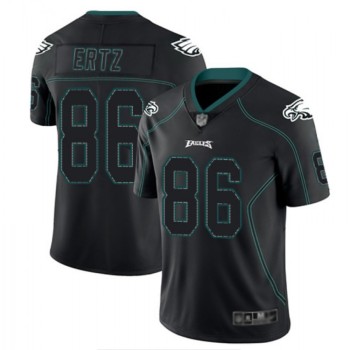 Men's Philadelphia Eagles #86 Zach Ertz Lights Out Black Color Rush Limited Stitched NFL Jersey Men's Philadelphia Eagles #86 Zach Ertz Lights Out Black Color Rush Limited Stitched NFL Jersey