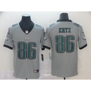 Men's Philadelphia Eagles #86 Zach Ertz Silver Inverted Legend Stitched NFL Jersey Men's Philadelphia Eagles #86 Zach Ertz Silver Inverted Legend Stitched NFL Jersey