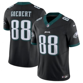 Men's Philadelphia Eagles #88 Dallas Goedert Black 2023 F.U.S.E. Vapor Untouchable Limited Stitched Football Jersey Men's Philadelphia Eagles #88 Dallas Goedert Black 2023 F.U.S.E. Vapor Untouchable Limited Stitched Football Jersey