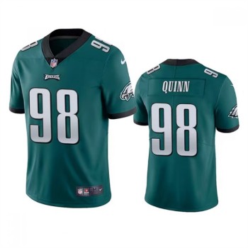 Men's Philadelphia Eagles #98 Robert Quinn Green Vapor Untouchable Limited Stitched Jersey Men's Philadelphia Eagles #98 Robert Quinn Green Vapor Untouchable Limited Stitched Jersey