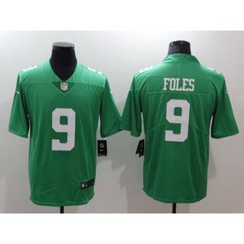 Men's Philadelphia Eagles #9 Nick Foles Green Throwback Vapor Untouchable Limited Stitched NFL Jersey Men's Philadelphia Eagles #9 Nick Foles Green Throwback Vapor Untouchable Limited Stitched NFL Jersey
