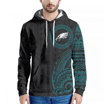 Men's Philadelphia Eagles Black/Green Hoodie Men's Philadelphia Eagles Black/Green Hoodie