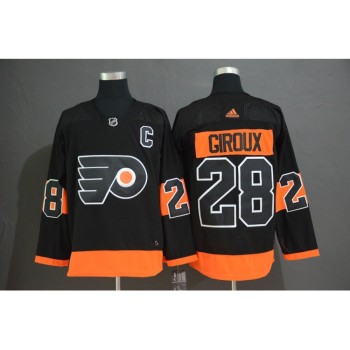 Men's Philadelphia Flyers #28 Claude Giroux Black Stitched NHL Jersey Men's Philadelphia Flyers #28 Claude Giroux Black Stitched NHL Jersey