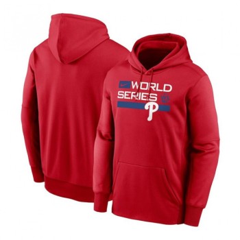 Men's Philadelphia Phillies 2022 Red World Series Pullover Hoodie Men's Philadelphia Phillies 2022 Red World Series Pullover Hoodie