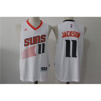 Men's Phoenix Suns #11 Josh Jackson White Stitched NBA Jersey Men's Phoenix Suns #11 Josh Jackson White Stitched NBA Jersey