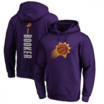 Men's Phoenix Suns #1 Devin Booker 2021 Purple Team Playmaker Name & Number Pullover Hoodie Men's Phoenix Suns #1 Devin Booker 2021 Purple Team Playmaker Name & Number Pullover Hoodie