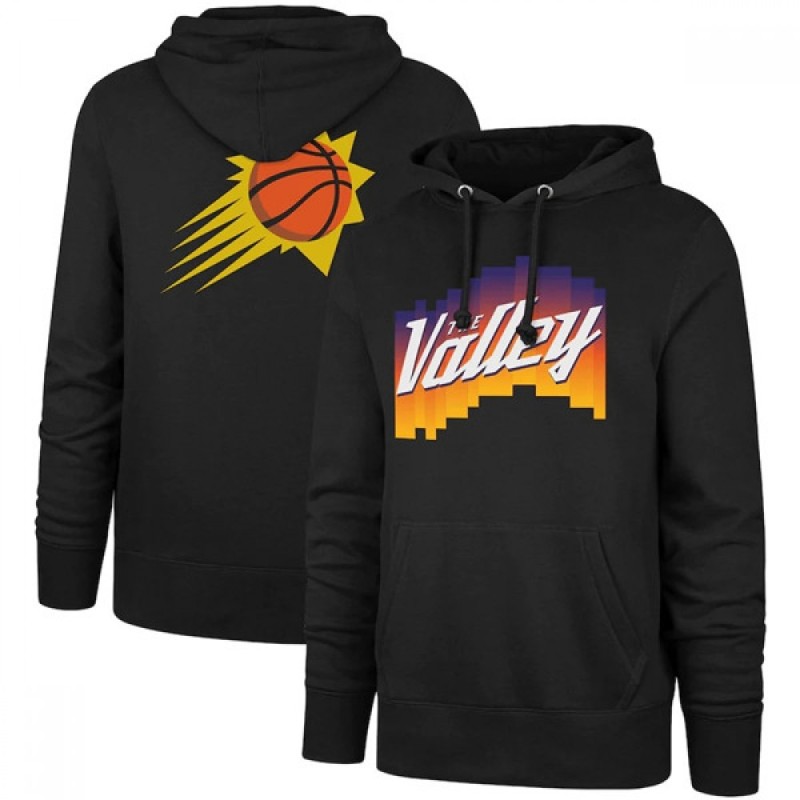 Men's Phoenix Suns 2021 Black MVP Headline City Edition Pullover Hoodie Men's Phoenix Suns 2021 Black MVP Headline City Edition Pullover Hoodie
