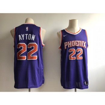 Men's Phoenix Suns #22 Deandre Ayton Purple Swingman Stitched NBA Jersey Men's Phoenix Suns #22 Deandre Ayton Purple Swingman Stitched NBA Jersey