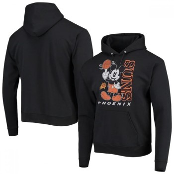 Men's Phoenix Suns Junk Food 2021 Black Mickey Baller Pullover Hoodie Men's Phoenix Suns Junk Food 2021 Black Mickey Baller Pullover Hoodie