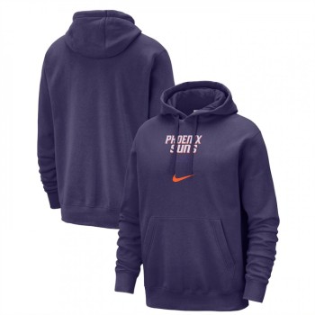 Men's Phoenix Suns Purple 2023/24 City Edition Essential Club Pullover Hoodie Men's Phoenix Suns Purple 2023/24 City Edition Essential Club Pullover Hoodie