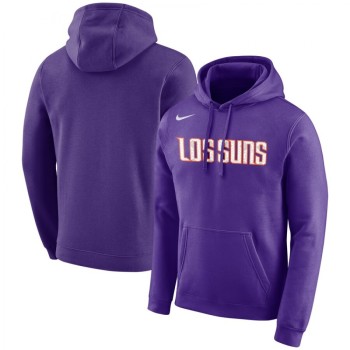 Men's Phoenix Suns Purple City Edition Logo Essential Pullover Hoodie Men's Phoenix Suns Purple City Edition Logo Essential Pullover Hoodie