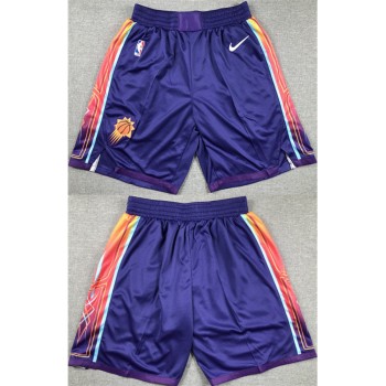Men's Phoenix Suns Purple City Edition Shorts (Run Small) Men's Phoenix Suns Purple City Edition Shorts (Run Small)