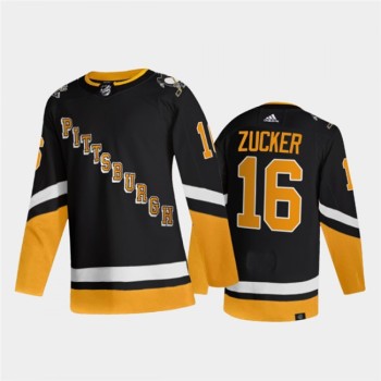 Men's Pittsburgh Penguins #16 Jason Zucker 2021/2022 Black Stitched Jersey Men's Pittsburgh Penguins #16 Jason Zucker 2021/2022 Black Stitched Jersey