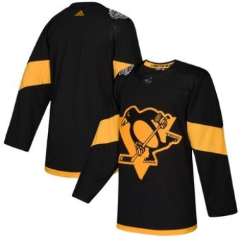 Men's Pittsburgh Penguins Black 2019 NHL Stadium Series Stitched Jersey Men's Pittsburgh Penguins Black 2019 NHL Stadium Series Stitched Jersey