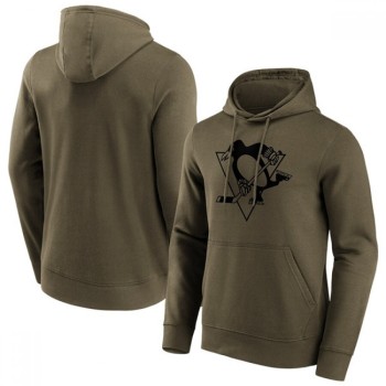 Men's Pittsburgh Penguins Khaki Iconic Preferred Logo Graphic Hoodie Men's Pittsburgh Penguins Khaki Iconic Preferred Logo Graphic Hoodie