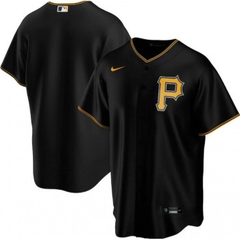 Men's Pittsburgh Pirates Blank Black Cool Base Stitched Jersey Men's Pittsburgh Pirates Blank Black Cool Base Stitched Jersey