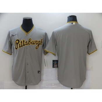 Men's Pittsburgh Pirates Blank Grey Cool Base Stitched Jersey Men's Pittsburgh Pirates Blank Grey Cool Base Stitched Jersey